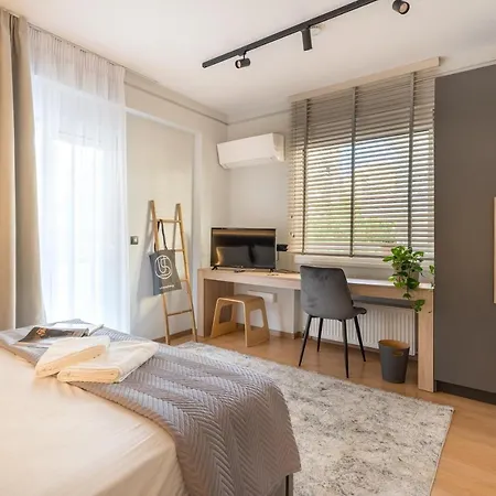 Urban Suites- Helexpo Lägenhet Thessaloníki
